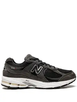 New Balance: Чёрные кроссовки 