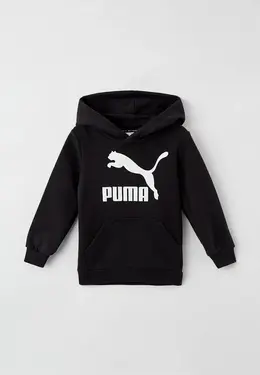 PUMA: Чёрная толстовка 