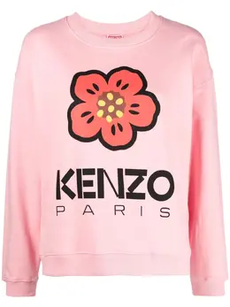 Kenzo: Свитшот с принтом 