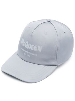 Alexander McQueen: Кепка с принтом 