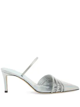 Giuseppe Zanotti: Серебристые сабо 
