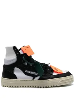 Off-White: Чёрные кроссовки  Off Court