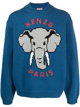 Kenzo: Трикотажный свитер 