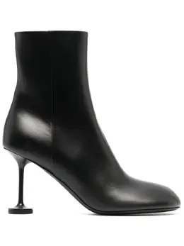 Balenciaga: Чёрные ботинки 