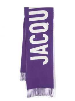 Jacquemus: Фиолетовый шарф 