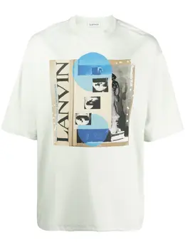 Lanvin: Белая футболка 