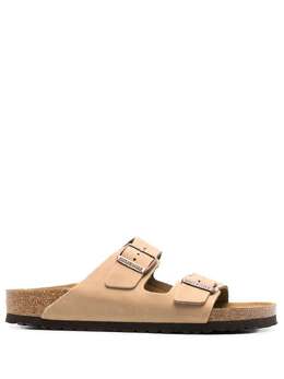 Birkenstock: Бежевые сандалии  Arizona Oiled