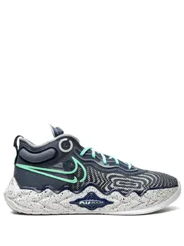 Nike: Голубые кроссовки  Air Zoom