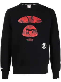 AAPE BY *A BATHING APE®: Свитер с принтом 