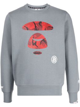 AAPE BY *A BATHING APE®: Свитшот с принтом 