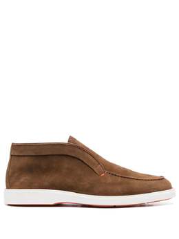 Santoni: Коричневые ботинки 