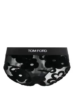 TOM FORD: Чёрные трусы Logo