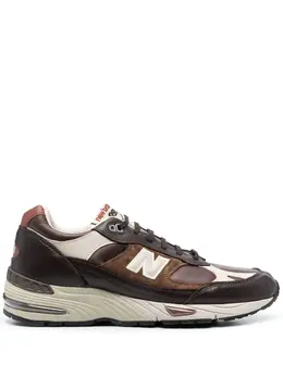 New Balance: Белые кроссовки 991