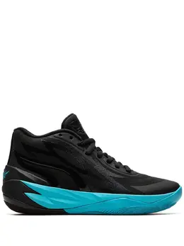 PUMA: Чёрные кроссовки 