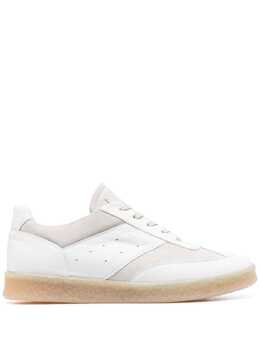 MM6 Maison Margiela: Белые кроссовки 