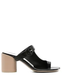 MM6 Maison Margiela: Чёрные сандалии 