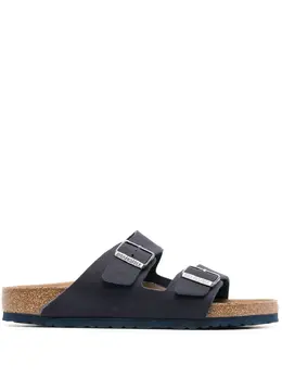 Birkenstock: Тёмные сандалии 