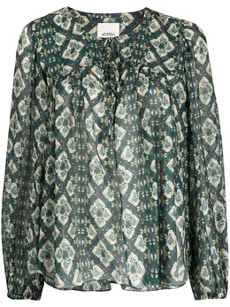Isabel Marant: Зелёная блуза 