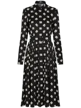 Dolce & Gabbana: Платье с принтом 