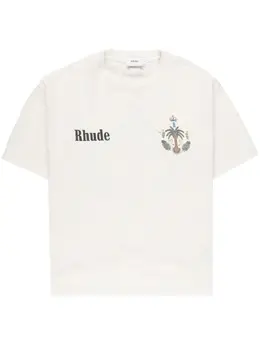 Rhude: Футболка с принтом 