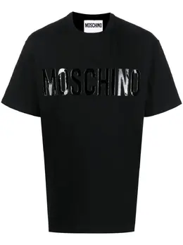 Moschino: Хлопковая футболка