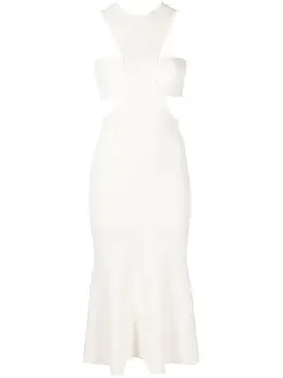 Alexander McQueen: Трикотажное платье  Harness