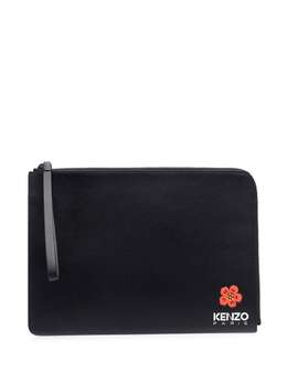 Kenzo: Клатч с принтом 