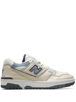 New Balance: Белые кроссовки  550