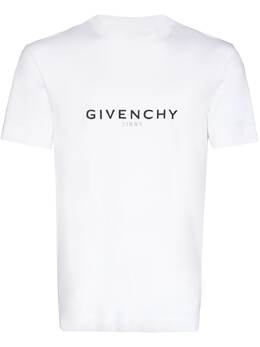 Givenchy: Хлопковая футболка  Reverse