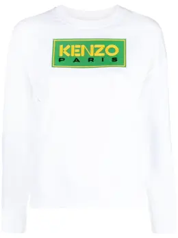 Kenzo: Белый свитшот 