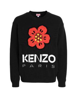 KENZO: Трикотажный свитер 