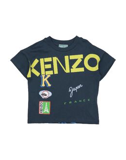 KENZO KIDS: Голубая футболка 