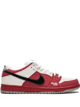 Nike: Красные кроссовки  Dunk Low Premium SB