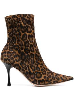 Gianvito Rossi: Коричневые ботинки 