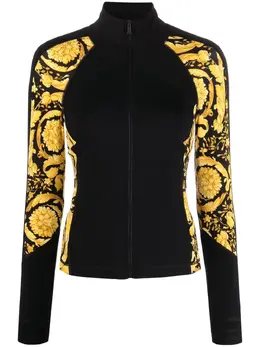 Versace: Куртка  Baroque с принтом