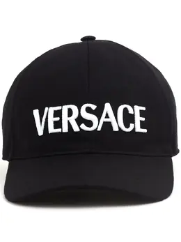 Versace: Чёрная кепка 