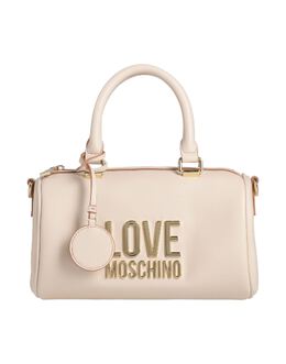 LOVE MOSCHINO: Бежевая сумка 