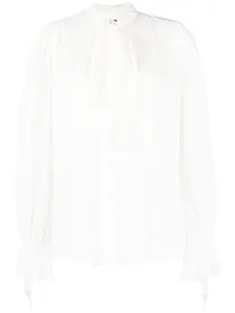 PINKO: Рубашка с бантом 