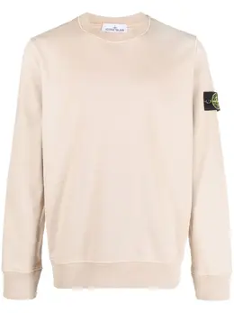 Stone Island: Бежевый свитшот  Compass