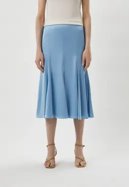Trussardi: Голубая юбка 