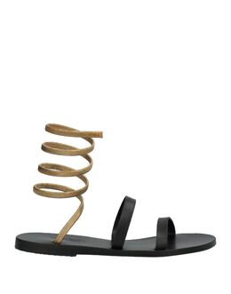 ANCIENT GREEK SANDALS: Чёрные сандалии 