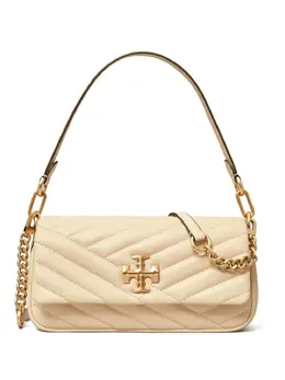 Tory Burch: Белая сумка  Kira Chevron