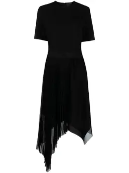 Givenchy: Плиссированное платье 