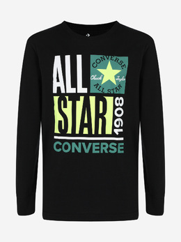 Converse: Чёрный свитшот All Star