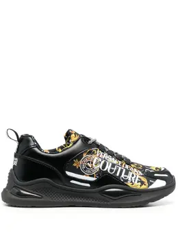 Versace Jeans Couture: Чёрные кроссовки 