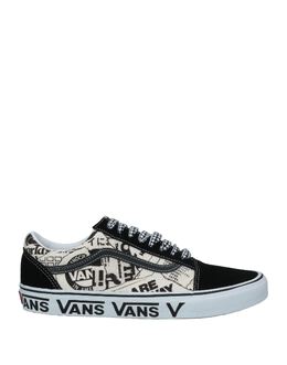 VANS: Чёрные кроссовки 