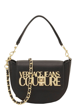 VERSACE JEANS COUTURE: Чёрная сумка 