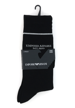 EMPORIO ARMANI: Чёрные носки 