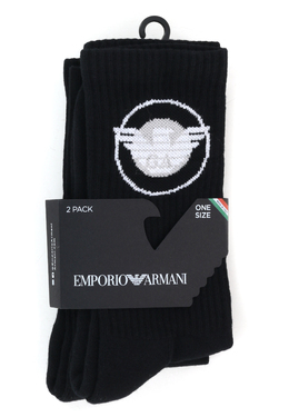 EMPORIO ARMANI: Чёрные носки 