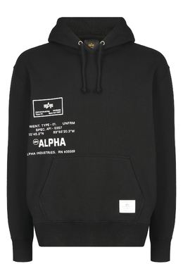 ALPHA INDUSTRIES: Чёрная толстовка